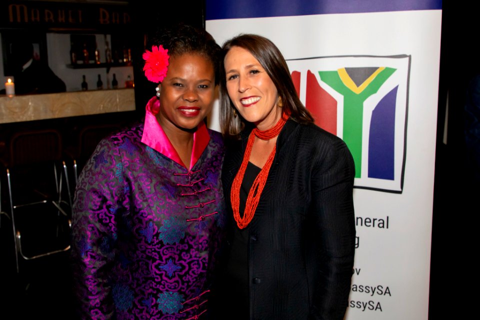 Nthati Moshesh and Jessye Lapenn Chargé d'Affaires