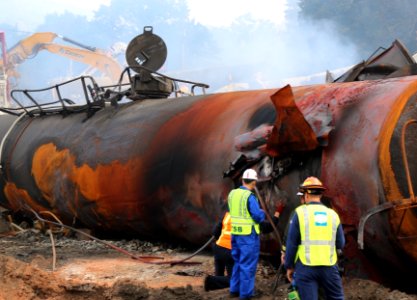 NTSB on-scene at Hyndman derailment (2)