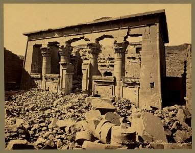 Nubie Pylone de Kalabsheh (Égypte) - Bonfils. LCCN2004666832