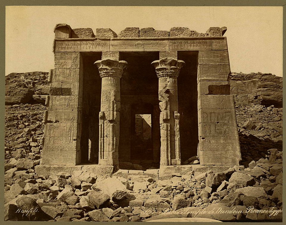 Nubie. Temple de Dandour. Proanos (sic) (Égypte) - Bonfils. LCCN2004668092