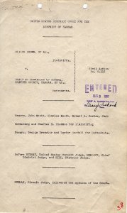 Opinion in Brown v. Board of Education of Topeka 1