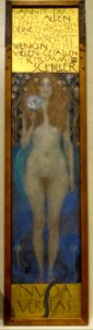 Nuda Veritas by Gustav Klimt, 1899, oil on canvas - California Palace of the Legion of Honor - San Francisco, CA - DSC02764