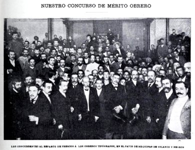Nuestro concurso de mérito obrero, de Cifuentes, Blanco y Negro, 05-07-1902