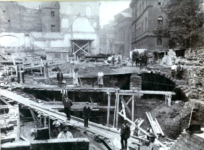Nuevo sitio de construcción del ayuntamiento bella época dresde