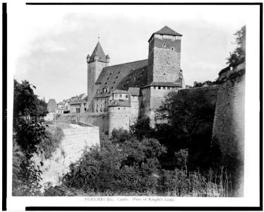 Nuremberg. Old castle-place of knight's leap LCCN94512787