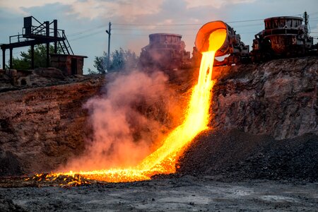 Slag staleliteynaya cast iron