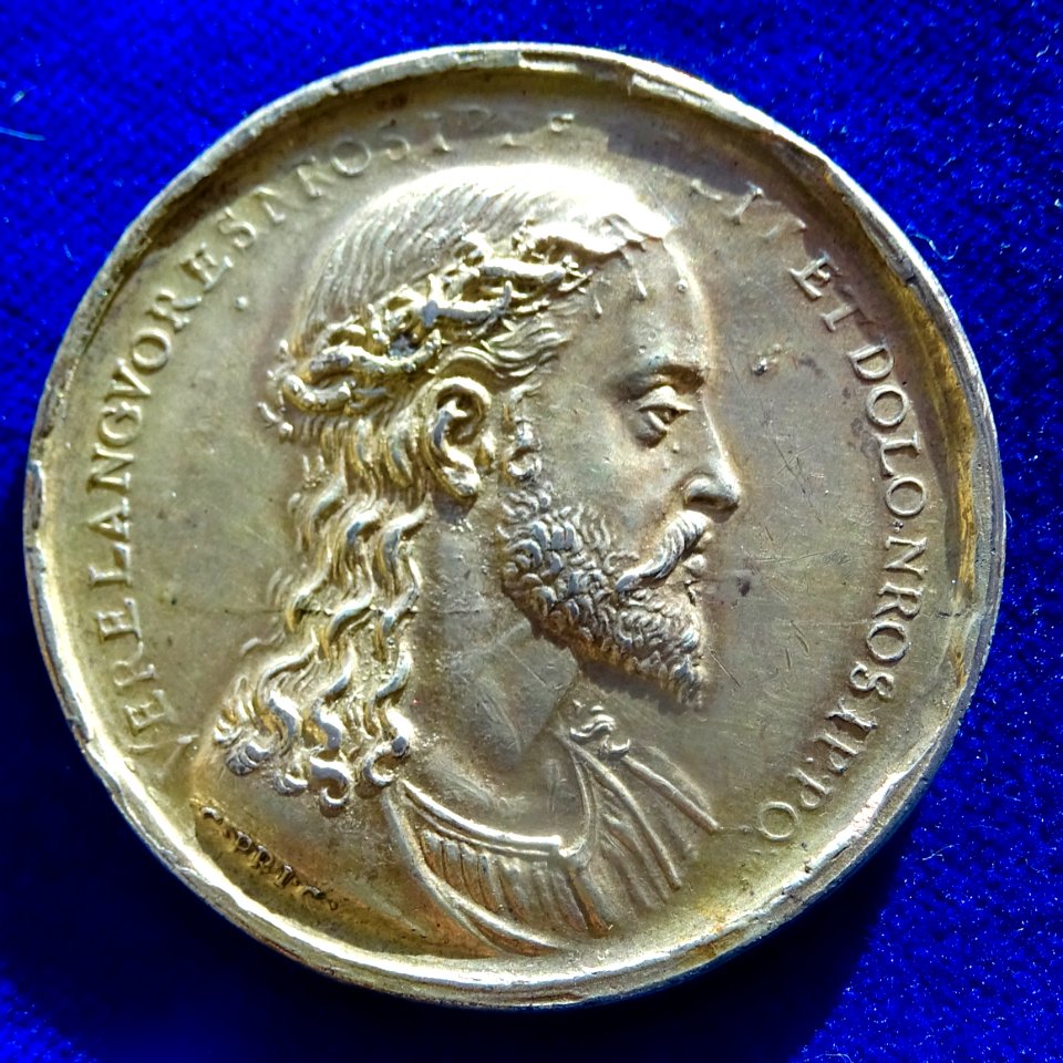 Nuremberg Silver Medal Jesus by Valentin Maler ND, obverse