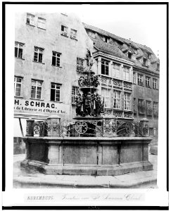 Nuremburg. Fountain of St. Lawrence church LCCN94512869