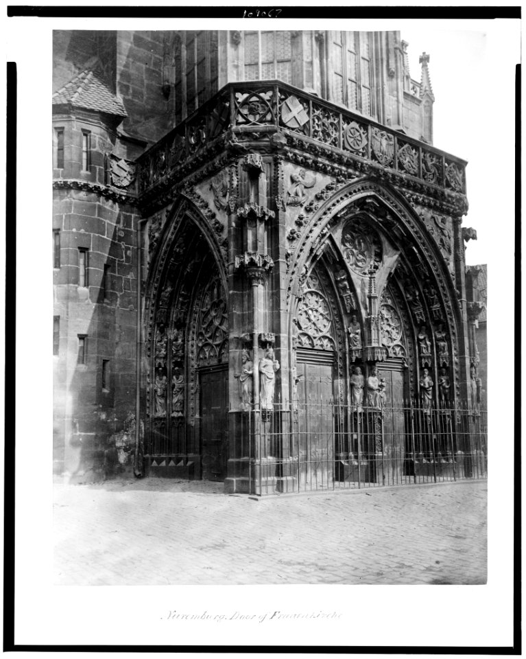 Nuremburg. Door of the Frauenkirche LCCN94512883