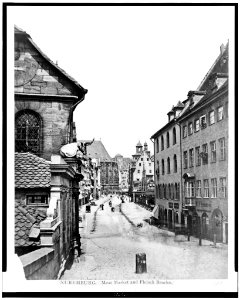 Nuremburg. Meat market and Fleisch Brucke LCCN94512772