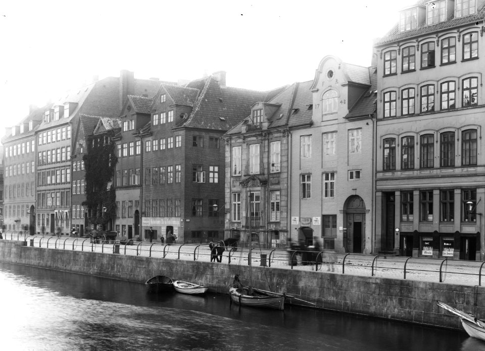 Nybrogade set fra Slotsholmen (Frederik Riise)