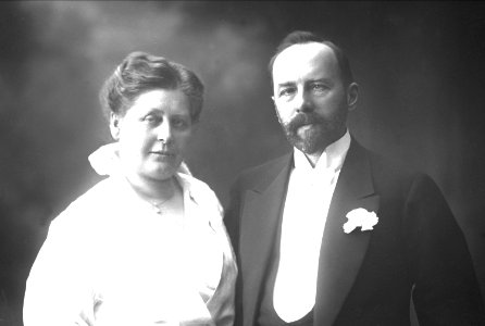 Nygaard, William Martin og Constance f, Wiel, 1914 photo