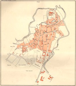 Nyitra,térkép,1899, Borovszky szerint