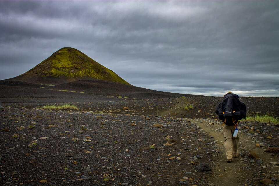 Backpack mountain highland