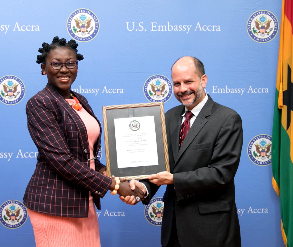 Nyonuku Akosua Baddoo - IVLP 2019 Alumni Certificate Presentation