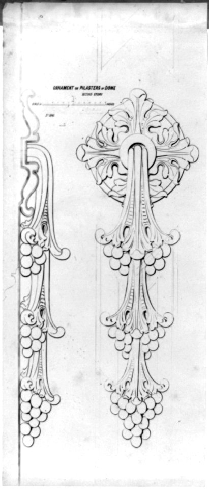 Ornament of pilasters of dome, second story LCCN2002718042