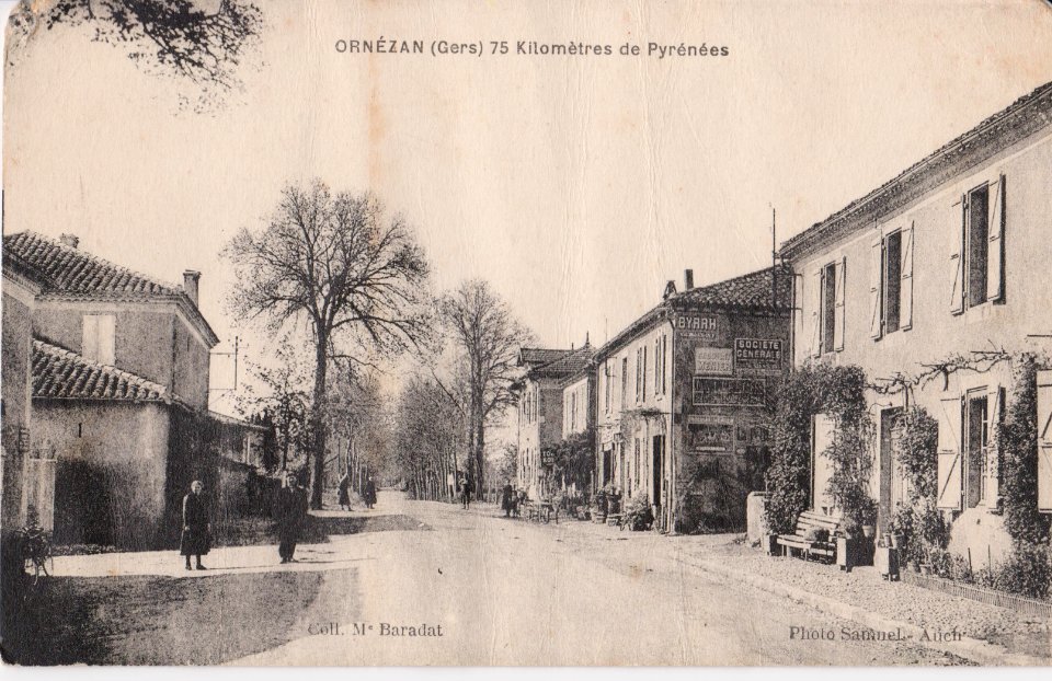 Ornézan - Rue principale (CP Samuel)