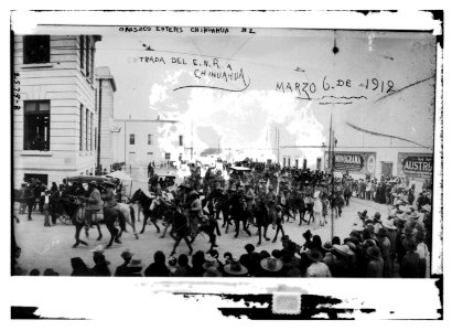 Oroszco (i.e., Orozco) enters Chihuahua -2 LCCN2014691637