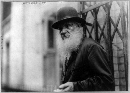 Orthodox Jews, New York City- man LCCN2005694636