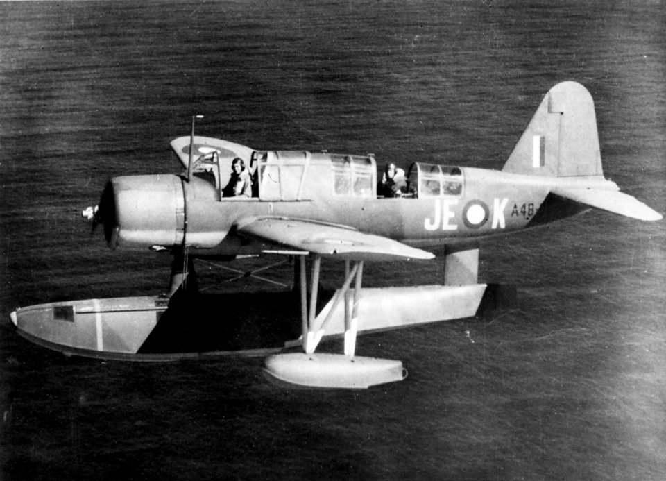 OS2U 107 Sqn RAAF in flight