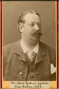 Oscar Bentzon-Gyllich, porträtt - SMV - H1 148