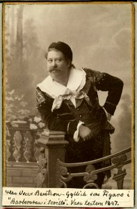Oscar Bentzon-Gyllich, rollporträtt - SMV - H1 149
