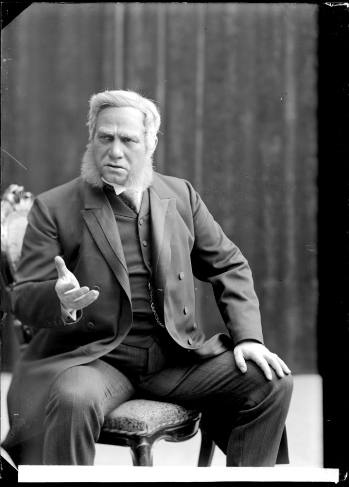 Oscar Ekelund in Det nya huset at Vasateatern 1908 - SMV - NE001
