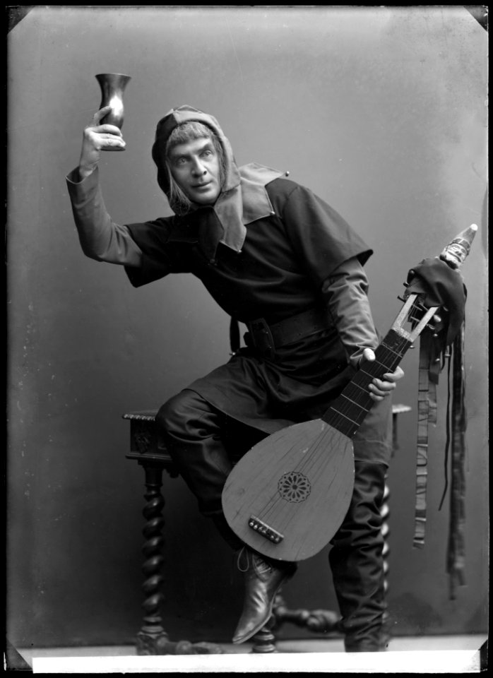 Oscar Johansson in Jätten Finn at Svenska teatern 1908 - SMV - GJ021