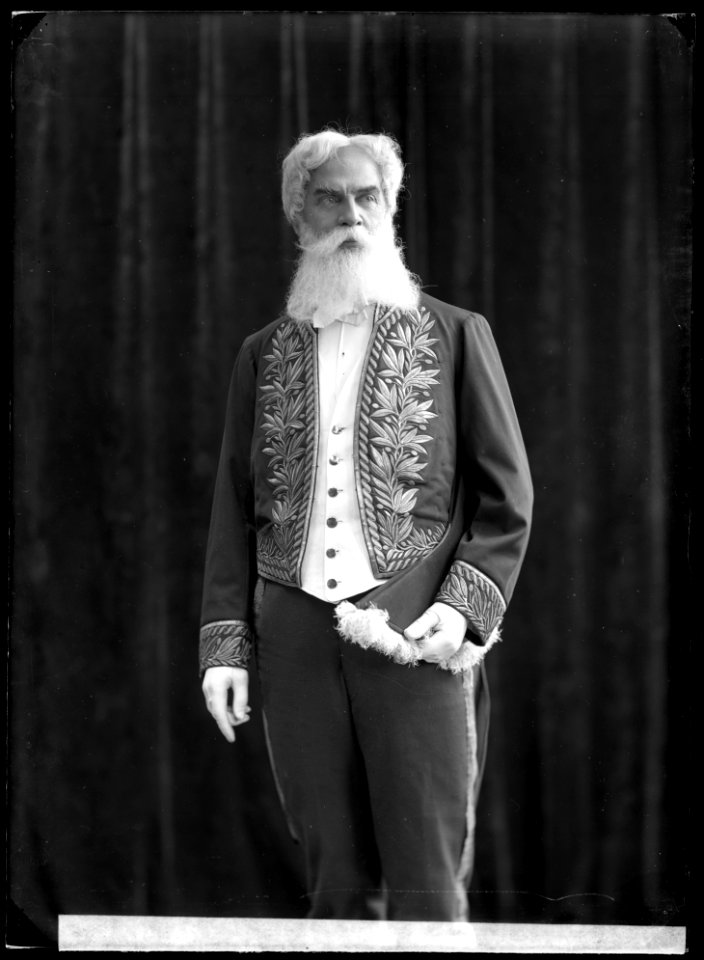 Oscar Johansson in Kungen at Svenska teatern 1909 - SMV - GJ024