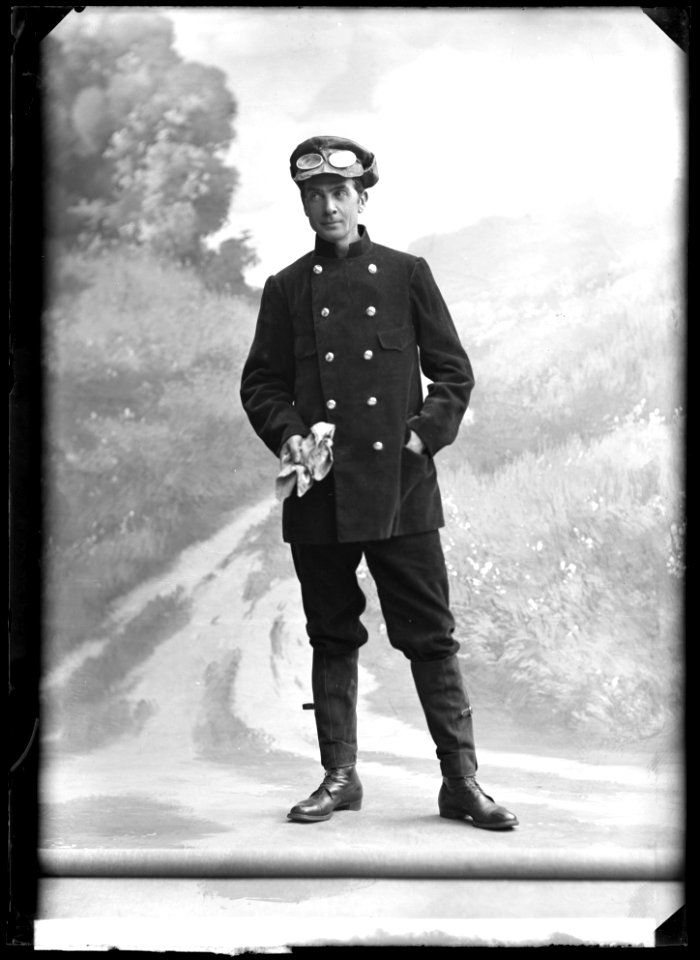 Oscar Johansson in Mannen och hans överman at Svenska teatern 1907 - SMV - GJ018