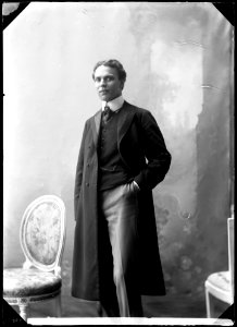 Oscar Johansson, actor, undated portrait - SMV - GJ028
