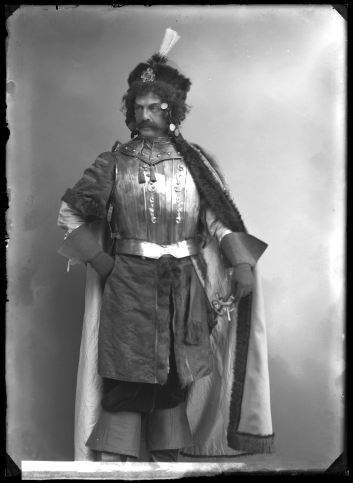 Oscar Johansson in Wallenstein at Svenska teatern 1911 - SMV - GJ027