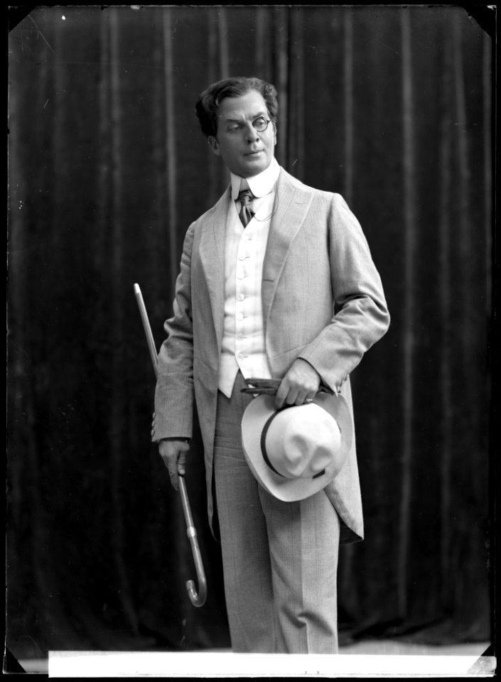Oscar Johansson in Kungen at Svenska teatern 1909 - SMV - GJ022