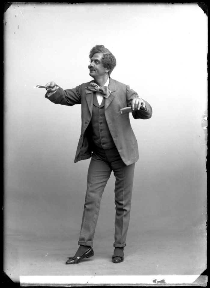 Oscar Johansson in Kungen at Svenska teatern 1909 - SMV - GJ023