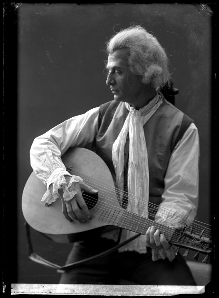 Oscar Johansson in Två konungar at Svenska teatern 1908 - SMV - GJ019