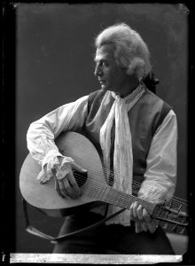 Oscar Johansson in Två konungar at Svenska teatern 1908 - SMV - GJ019