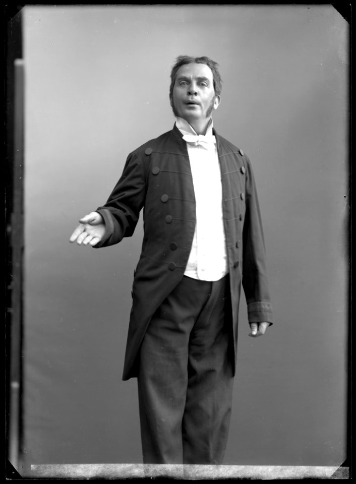 Oscar Johansson in Kungen at Svenska teatern 1909 - SMV - GJ026