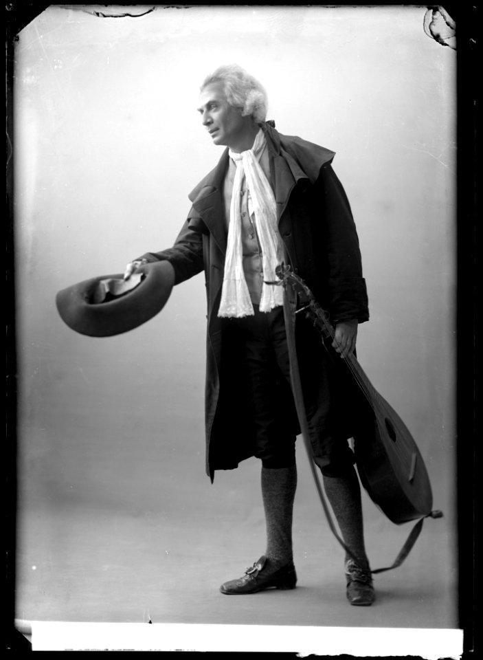 Oscar Johansson in Två konungar at Svenska teatern 1908 - SMV - GJ020