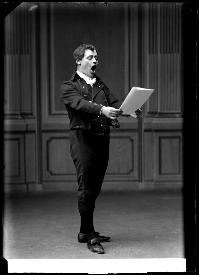 Oscar Ralf in Hoffmanns äventyr at Oscarsteatern 1907 - SMV - GR001