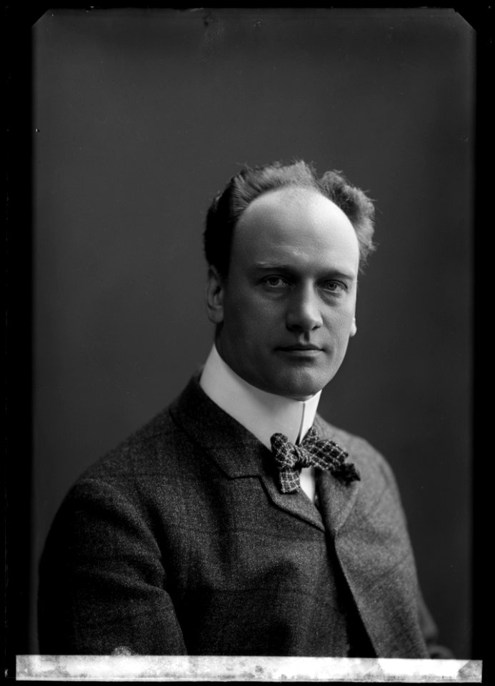 Oscar Textorius, actor, portrait 1906 - SMV - GT023