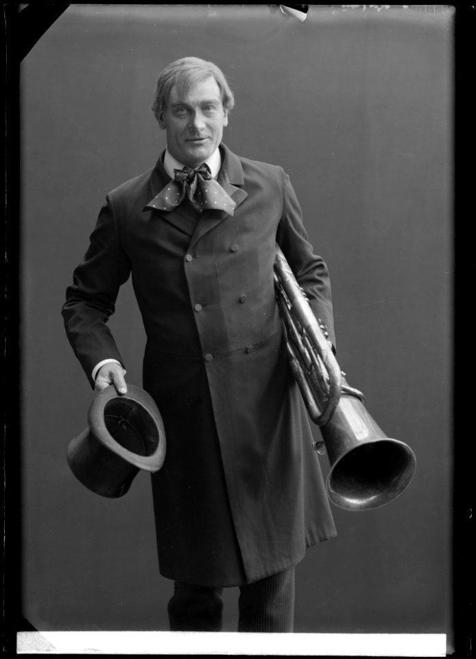 Oscar Textorius in Stackars Olson at Södra teatern 1907 - SMV - NT017