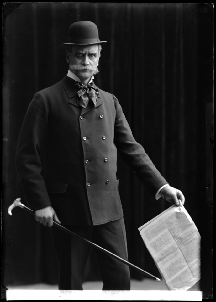 Oscar Textorius in Borgmästar Stéen at Södra teatern 1907 - SMV - GT014