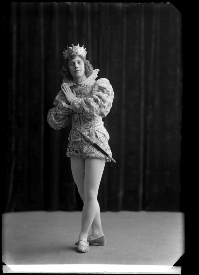 Oscar Tropp in Askungen at Kungliga Operan 1907 - SMV - NT061