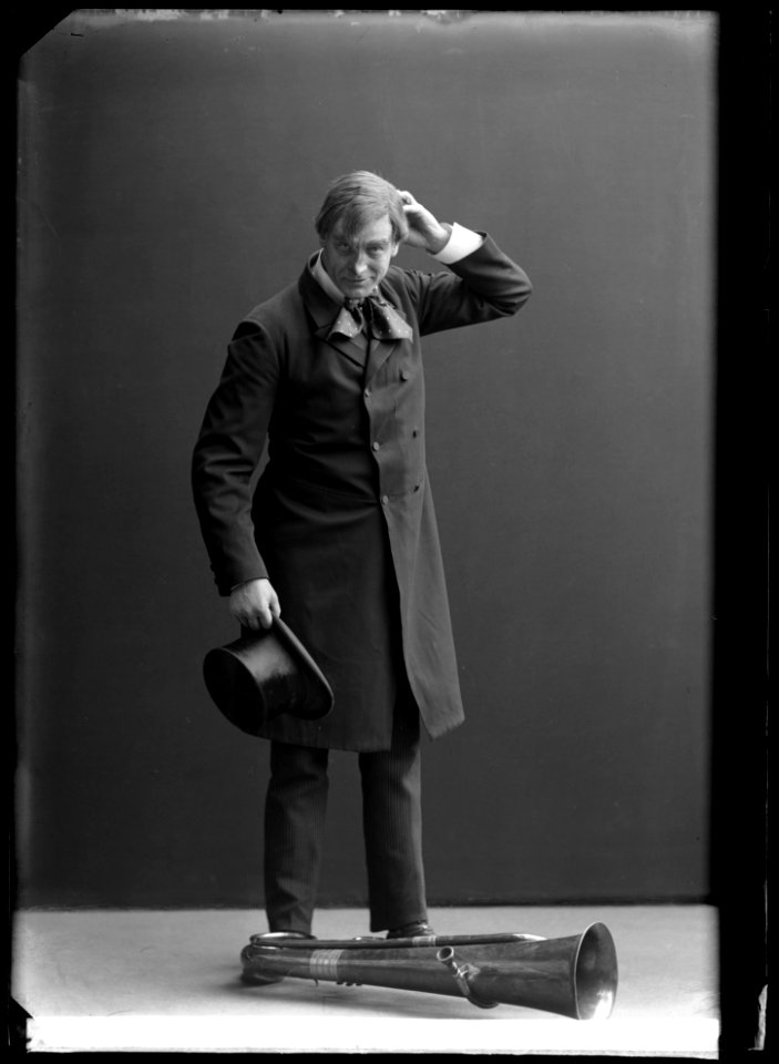 Oscar Textorius in Stackars Olson at Södra teatern 1907 - SMV - GT016