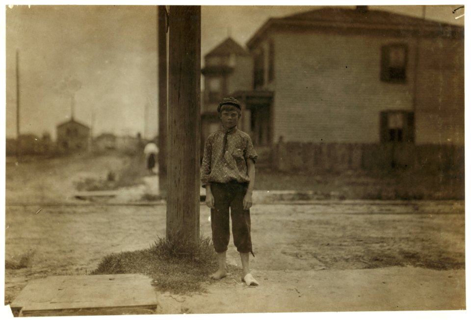 Oscar Weston, 1320 Berkley Av. Been 'toteing work' off and on for a year at Chesapeake Knitting Mills, Berkley, Va. See also photos and labels 2244 to 2249. LOC nclc.02196