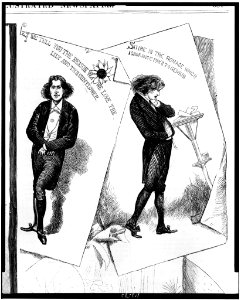 Oscar Wilde, the apostle of aestheticism - from sketches by a staff artist. LCCN94501509
