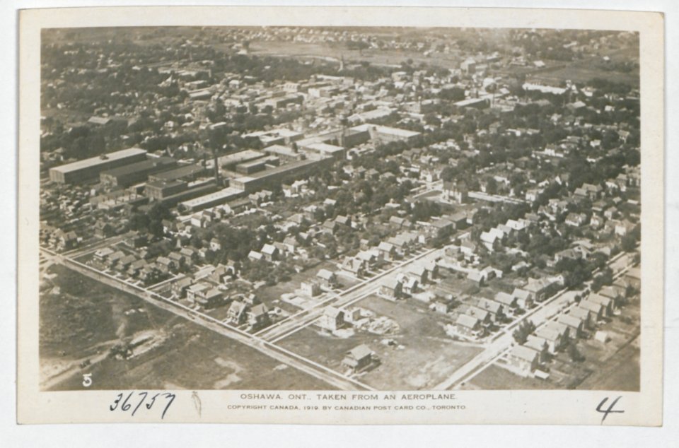 Oshawa Ontario from the Air (HS85-10-36757) original