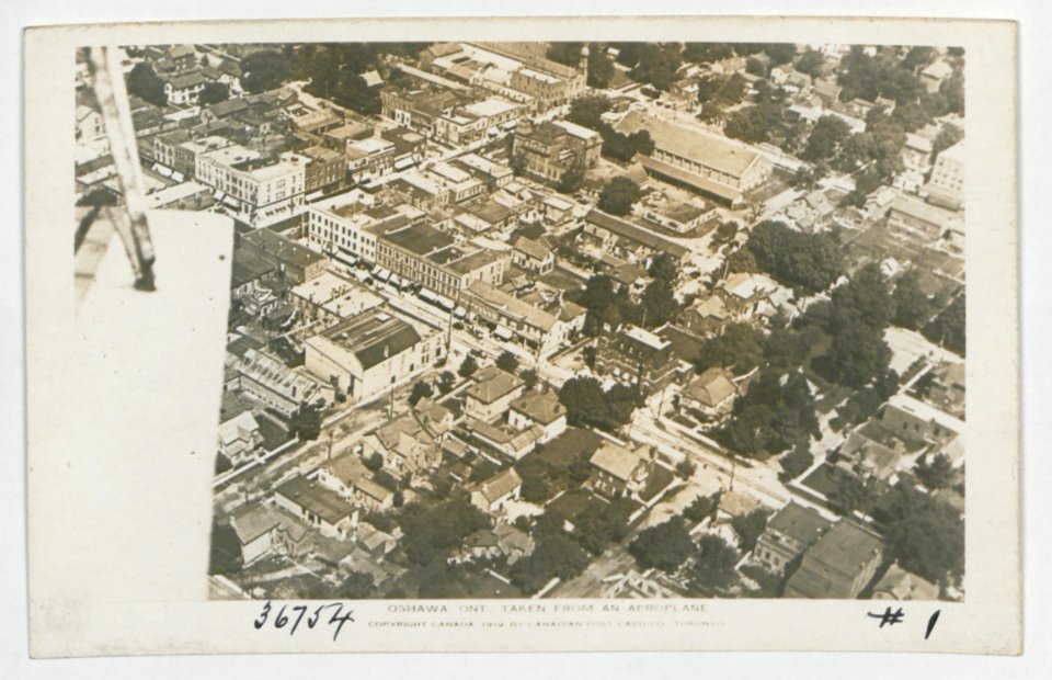 Oshawa Ontario from the Air (HS85-10-36754) original