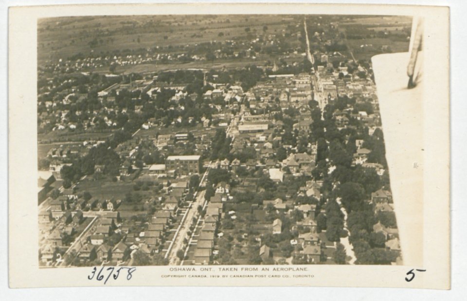 Oshawa Ontario from the Air (HS85-10-36758) original