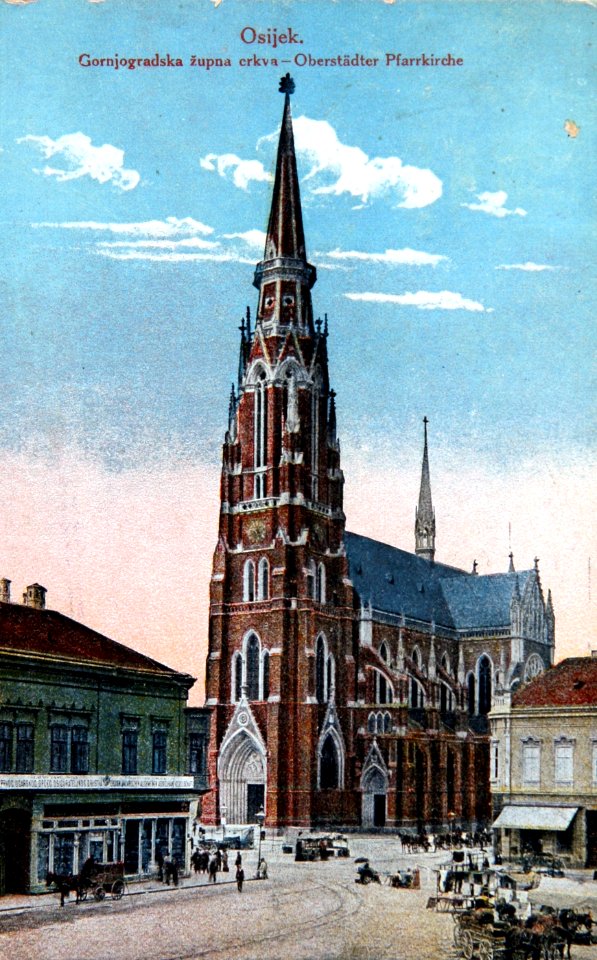 Osječka crkva sv Petra i Pavla razglednica